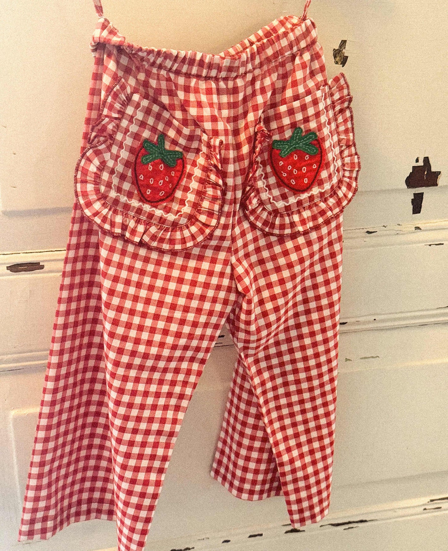 Sissel Edelbo Saxo MINI pants - Red Checks