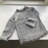 Håndstrikket Harald Sweater, Merino str. 12-18 mdr