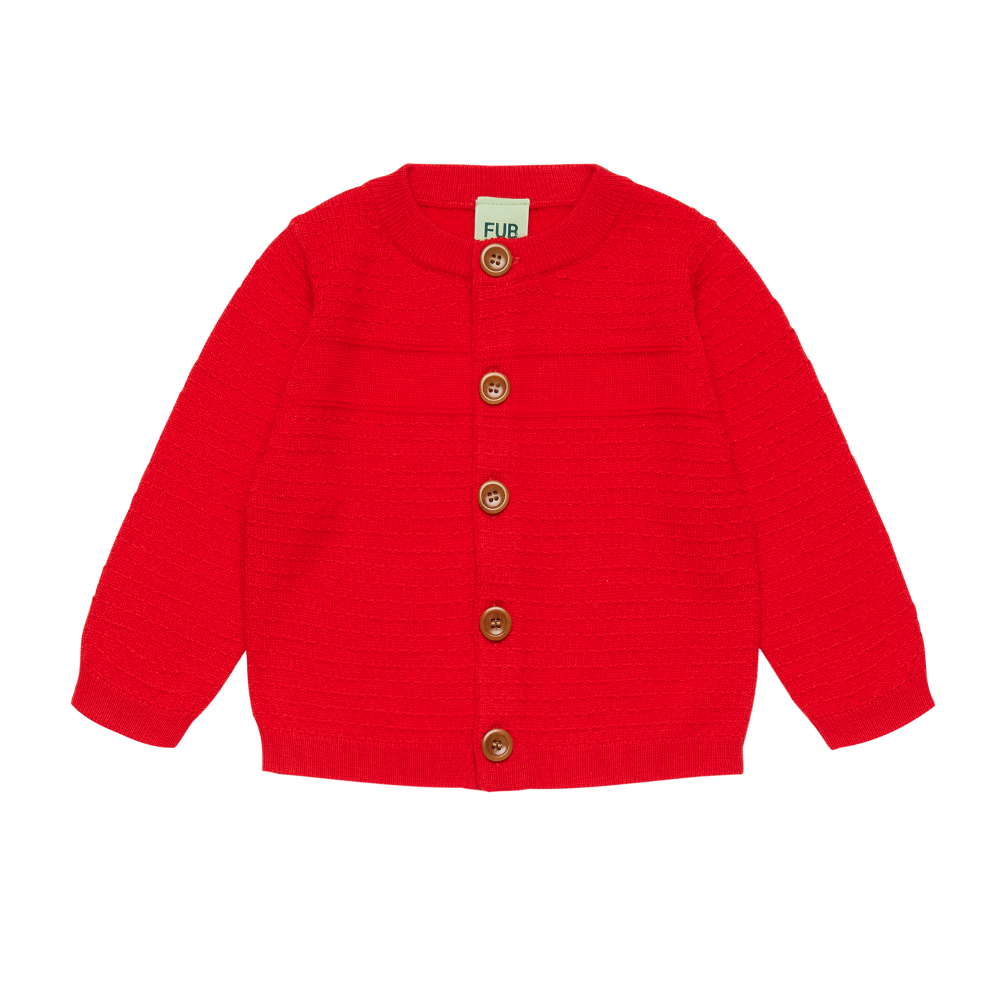 CARDIGAN MERINO - CLASSIC RED