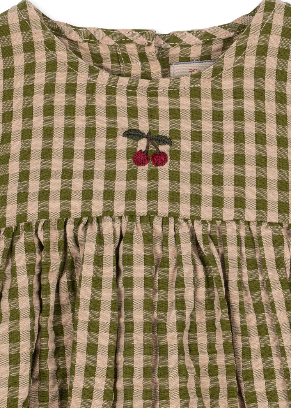 KIM ROMPER - AVOCADO CHECK