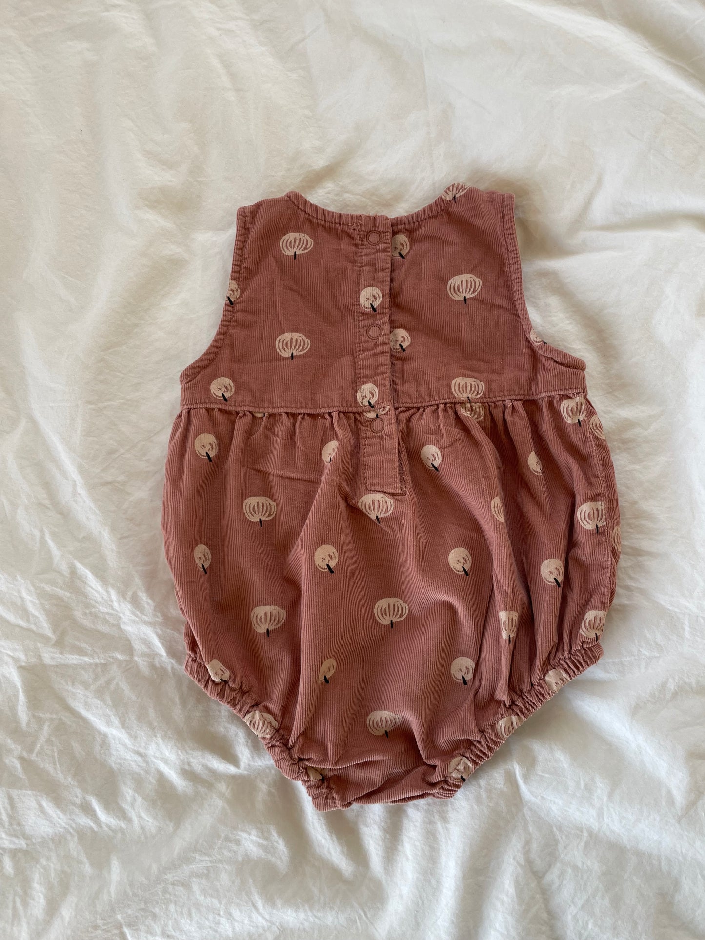 Zara romper i babyfløjl str. 6 mdr