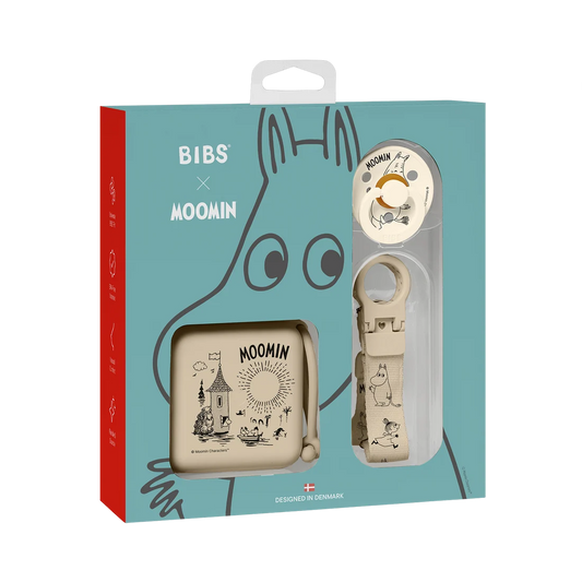 Bibs X Moomin Soothe & Go gaveæske - Vanilla