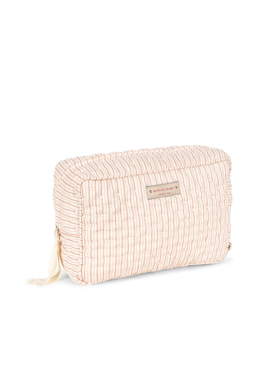 Konges Sløjd Stor Toilettaske - Stripie Petite Rose