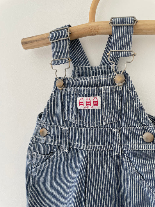 Friends stribede baby overalls