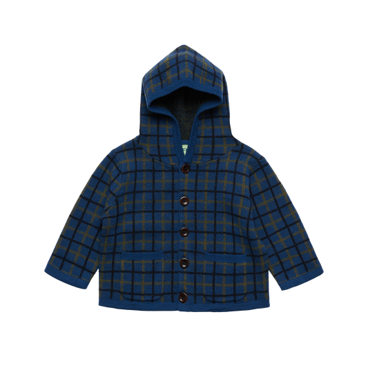 BABY FILTET JAKKE MERINO - DEEP INDIGO