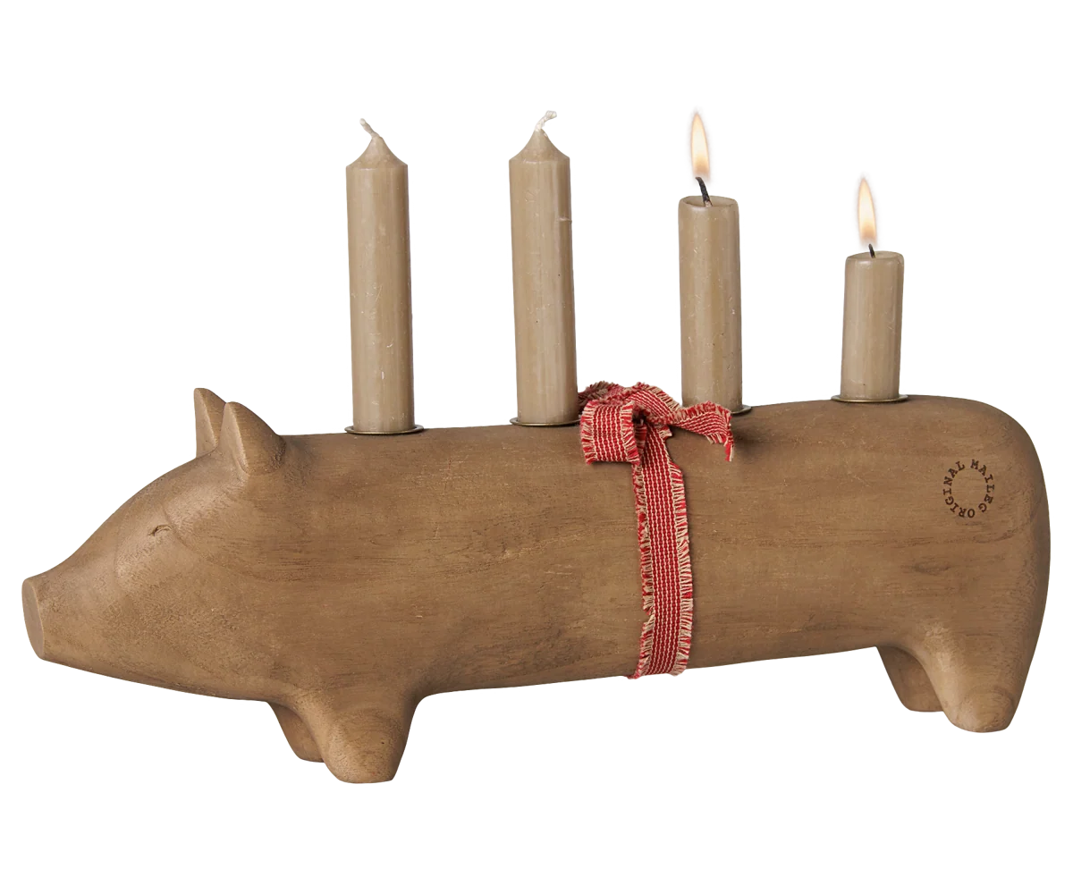 TRÆLYSESTAGE GRIS ADVENT STOR - NATUR