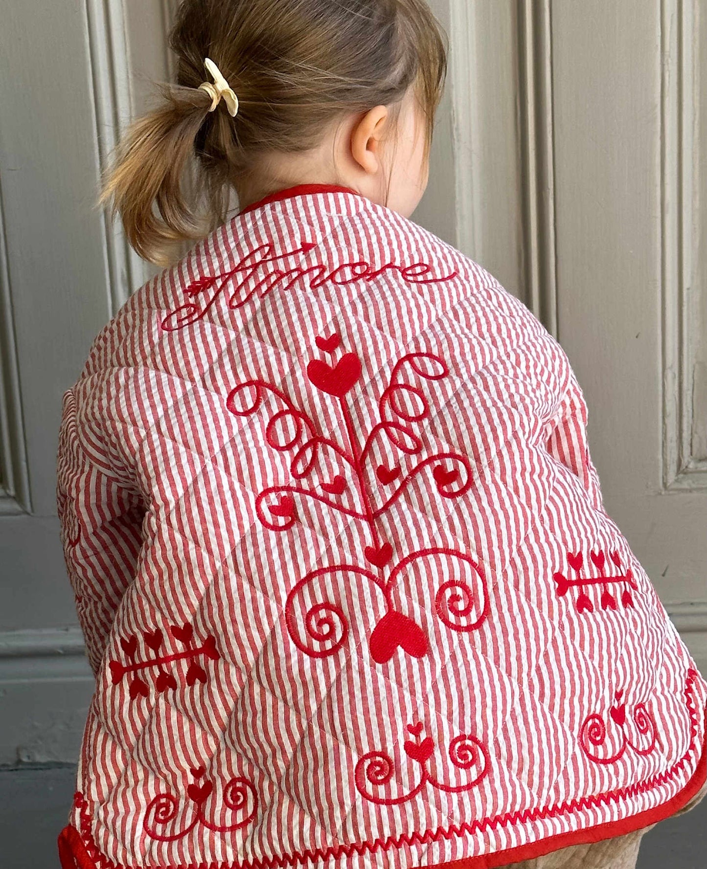 Sissel Edelbo Penny MINI Jacket - Red stripes