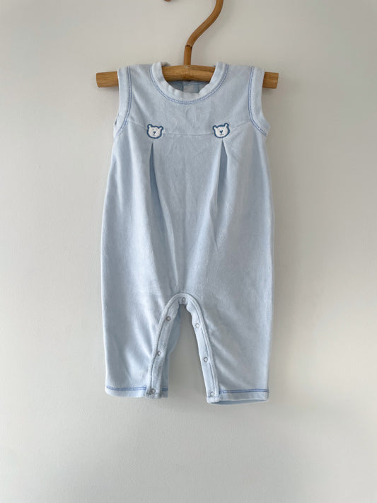 Benetton dragt i velour str. 3-6 mdr