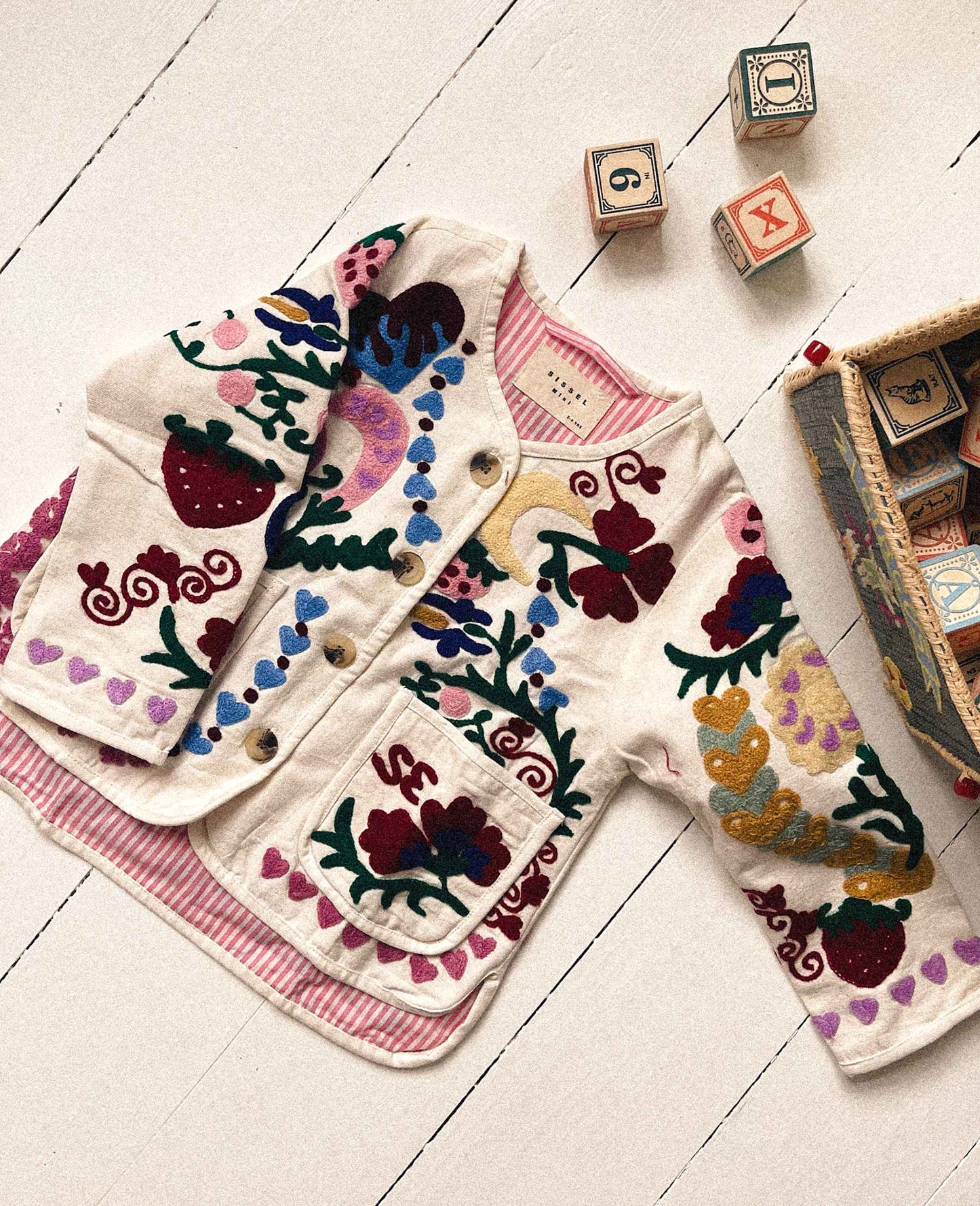 Sissel Edelbo Maggie MINI Jacket - White rose