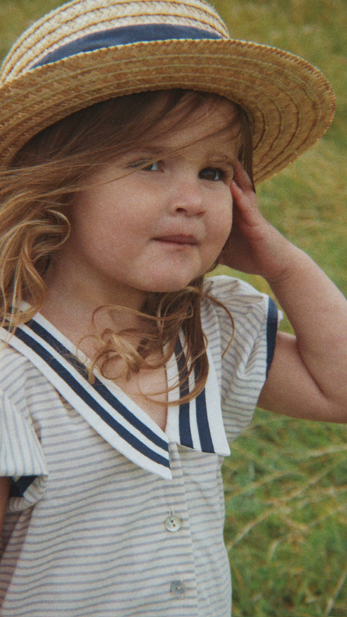Konges Sløjd Allie Sailor kjole - Bleu stripe