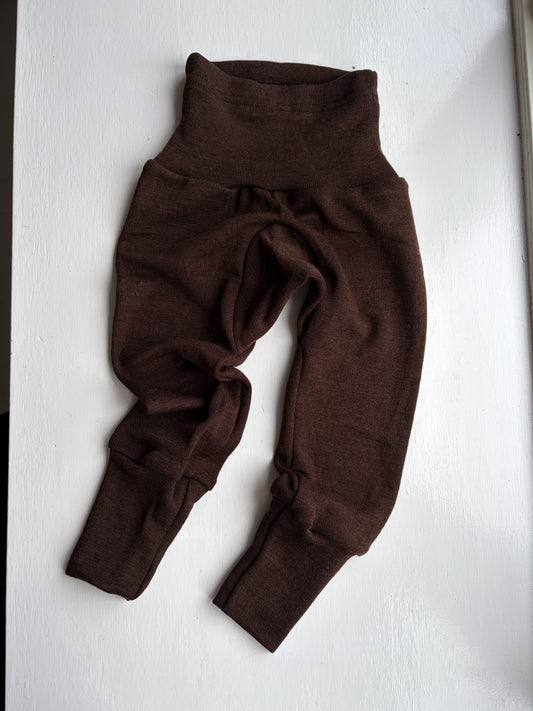BABY BUKSER ULD/SILKE - MOCCA