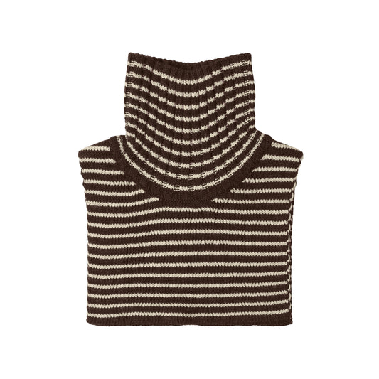 FUB Neckwarmer - Merino - Mocca/Ecru