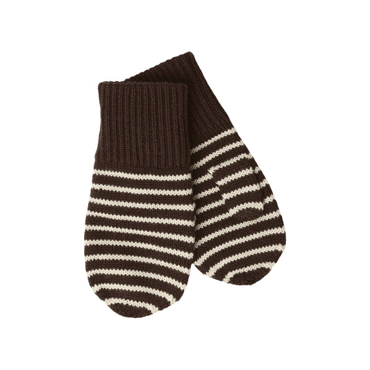 FUB Mittens - Merino - Mocca/Ecru