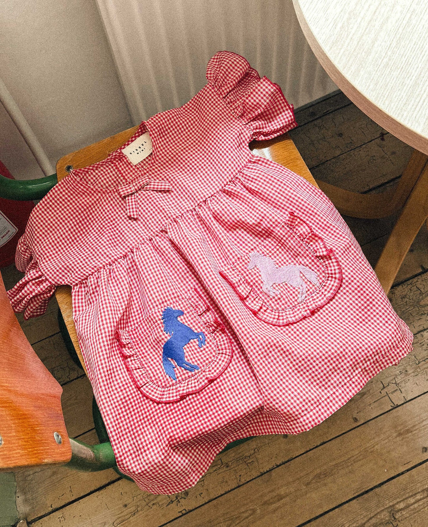 Sissel Edelbo Ohio MINI dress - Red White gingham