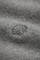 Skall Musling jumper i Cashmere - Grey melange