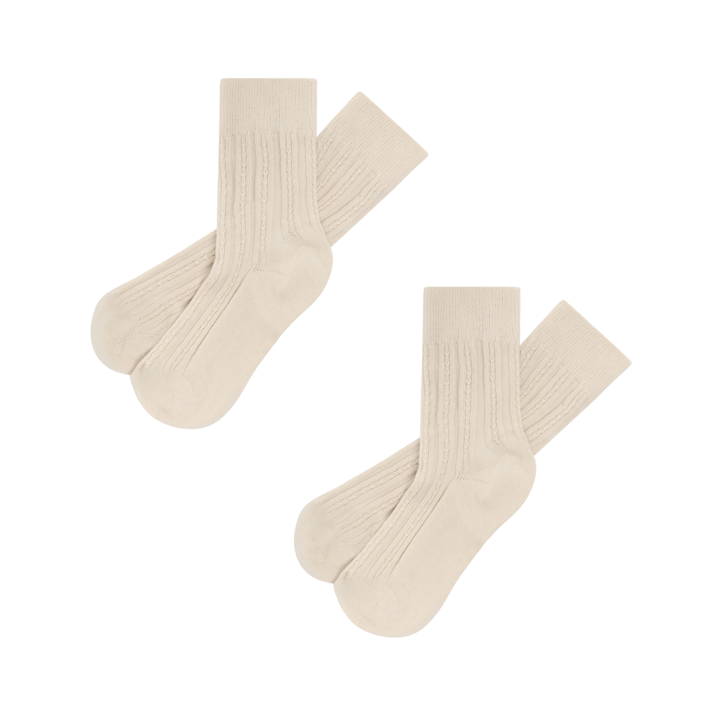 FUB Pointelle Sokker - Ecru