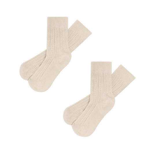 FUB Pointelle Sokker - Ecru