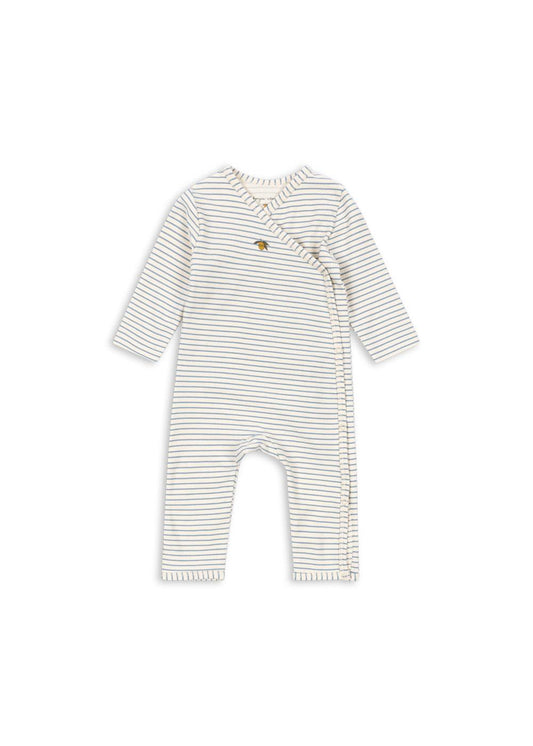 Konges Sløjd Basic Newborn Onesie - Stripe Bluie