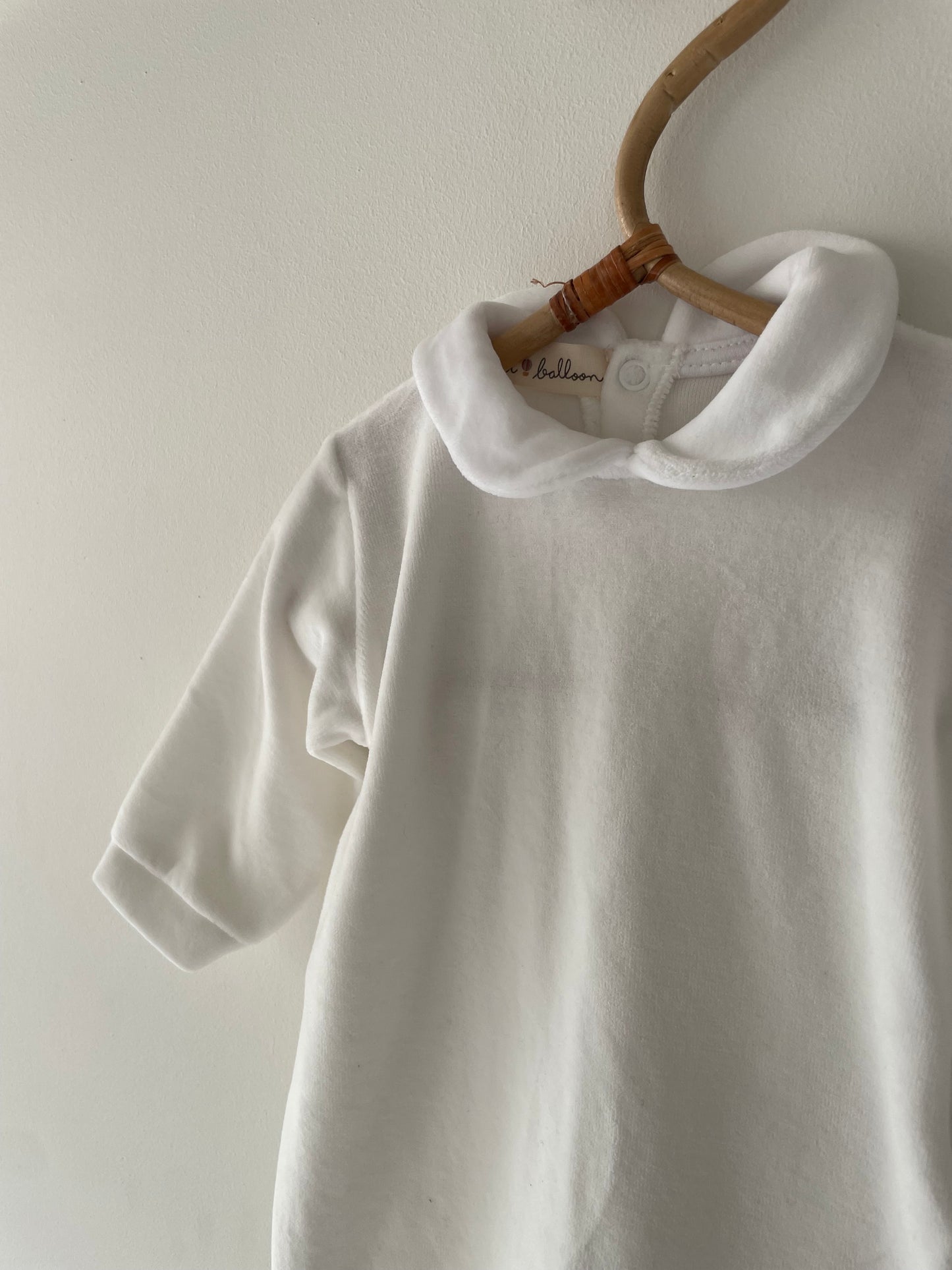 Bobbi Balloon sparkedragt i velour str. 6 mdr