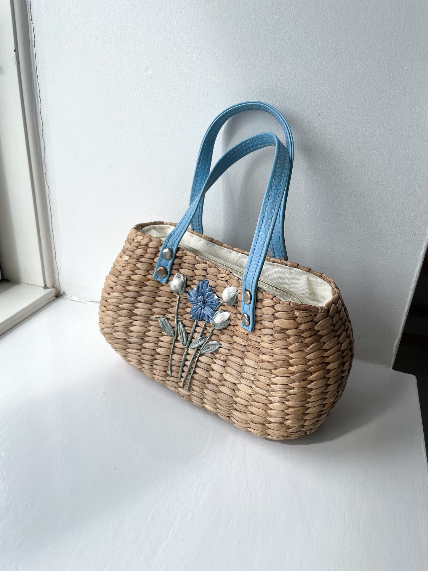 Vintage lille flettaske