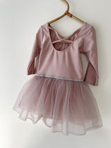 H&M ballerina gymnastikdragt med tylskørt str. 98