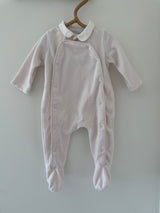 Bout'Chou sparkedragt i velour str. 1-3 mdr