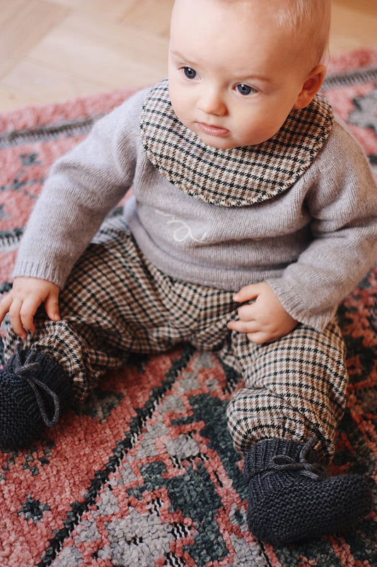 SAVLESMÆK 2-PAK - TWEEDY/BEIGE GINGHAM