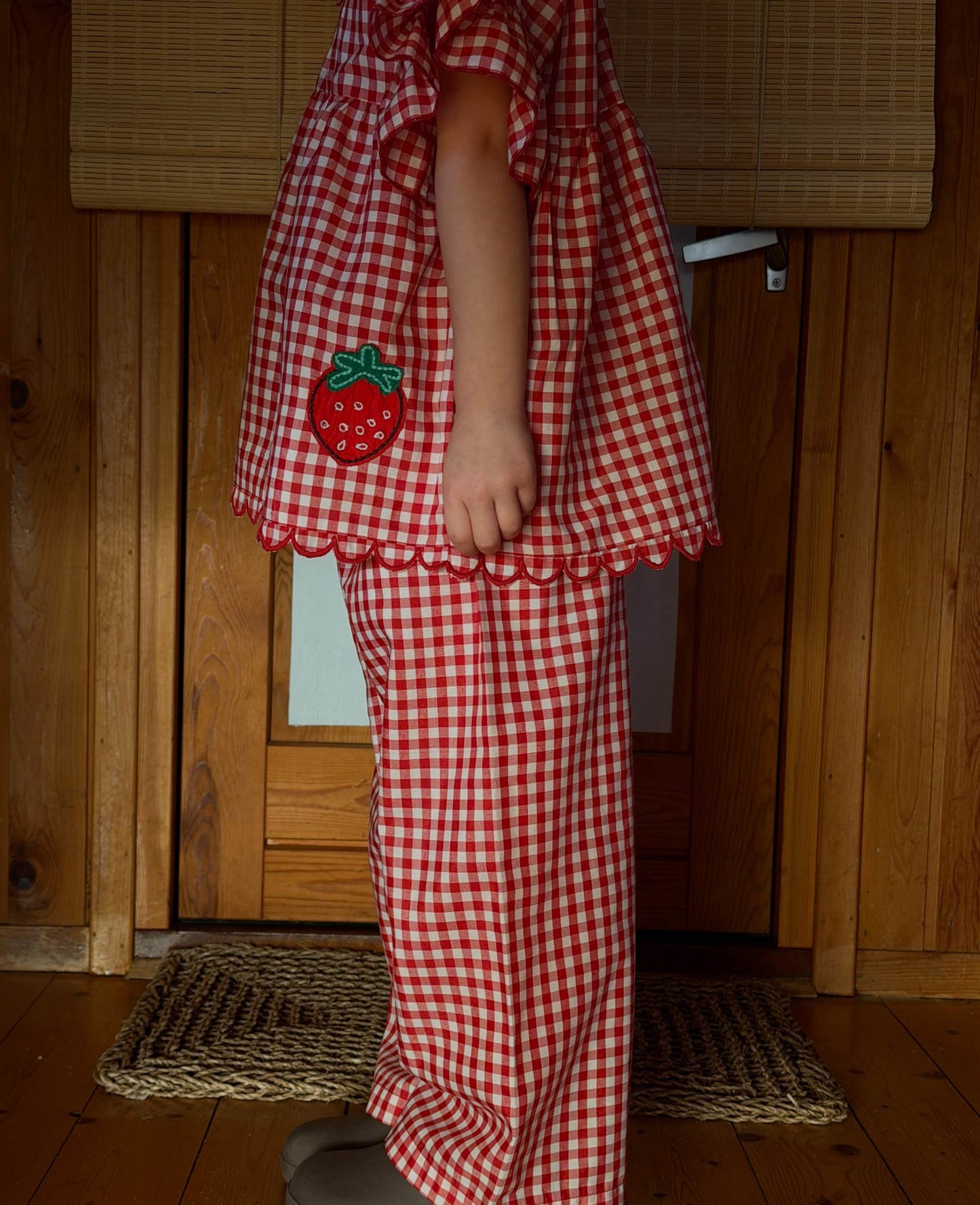 Sissel Edelbo Saxo MINI pants - Red Checks