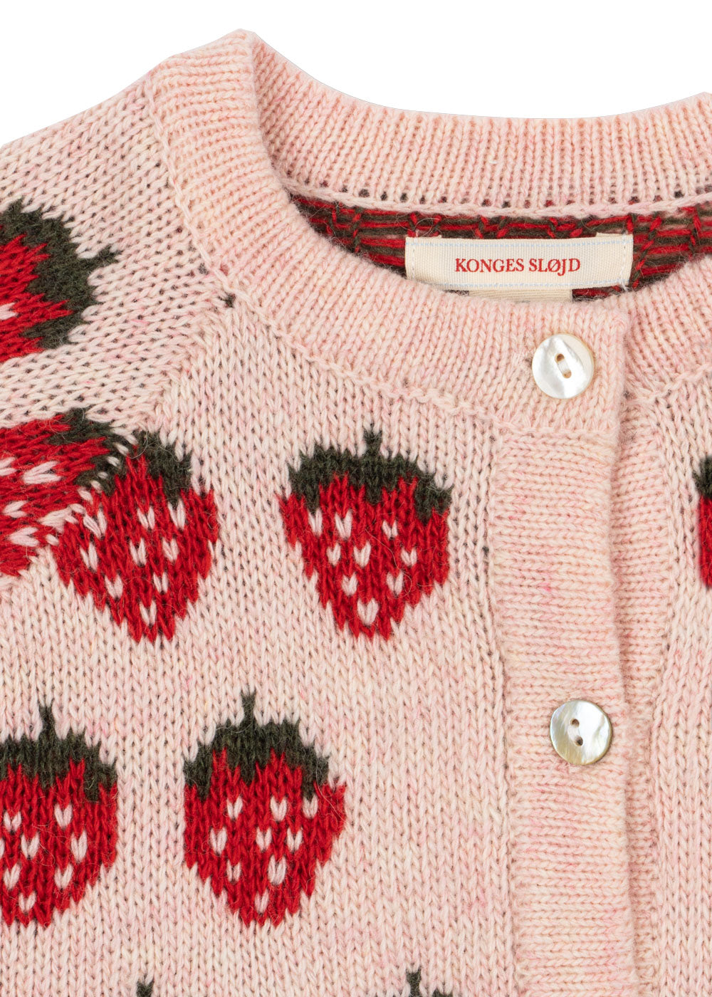 Konges Sløjd Belou Cardigan - Strawberry