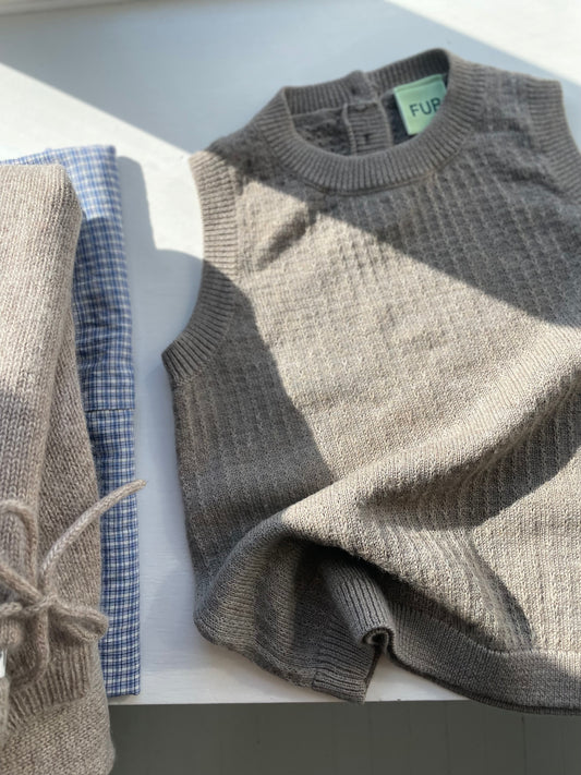 FUB baby vest i Merino 86