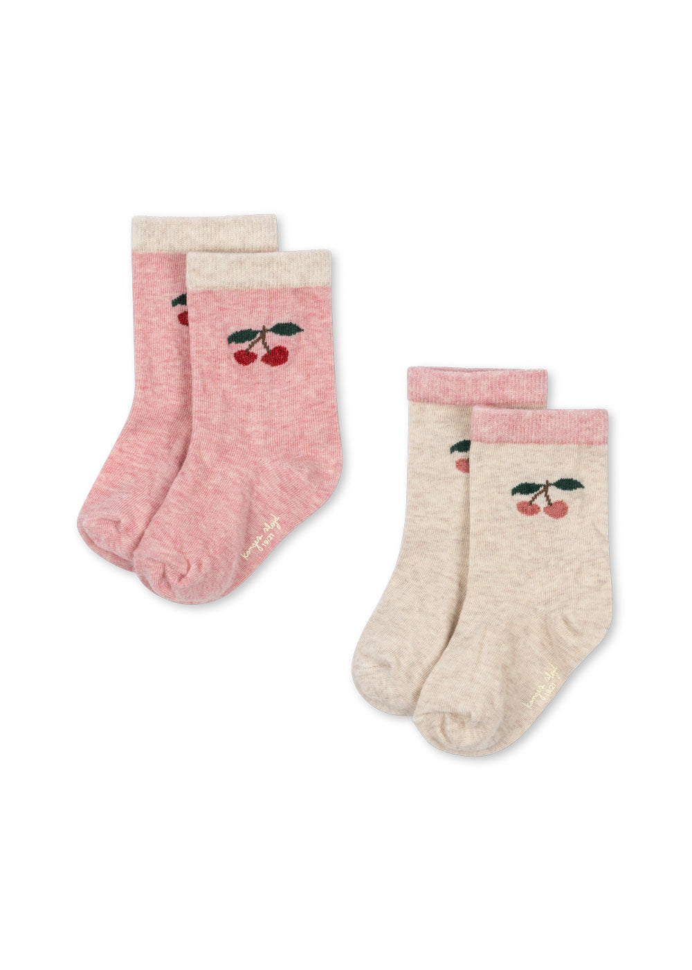 Konges Sløjd 2-pak Cherry Socks - Cherry