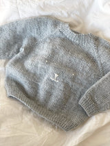 Håndstrikket Bamse sweater - Merino str. 2 år