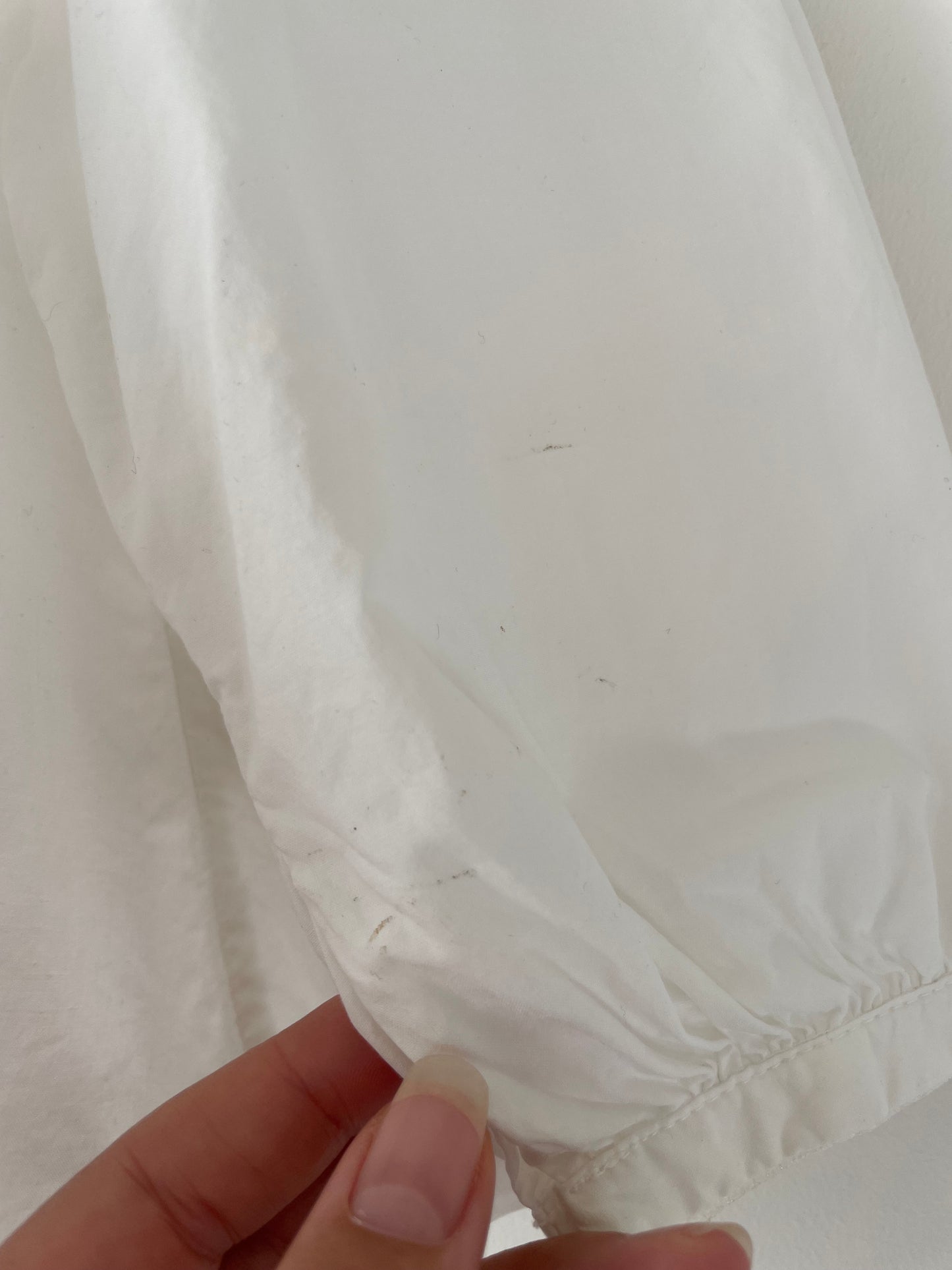 CARAMEL hvid skjorte med vidde str. 4 år