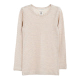 Serendipity Junior Tee Stripe - Oat/Offwhite