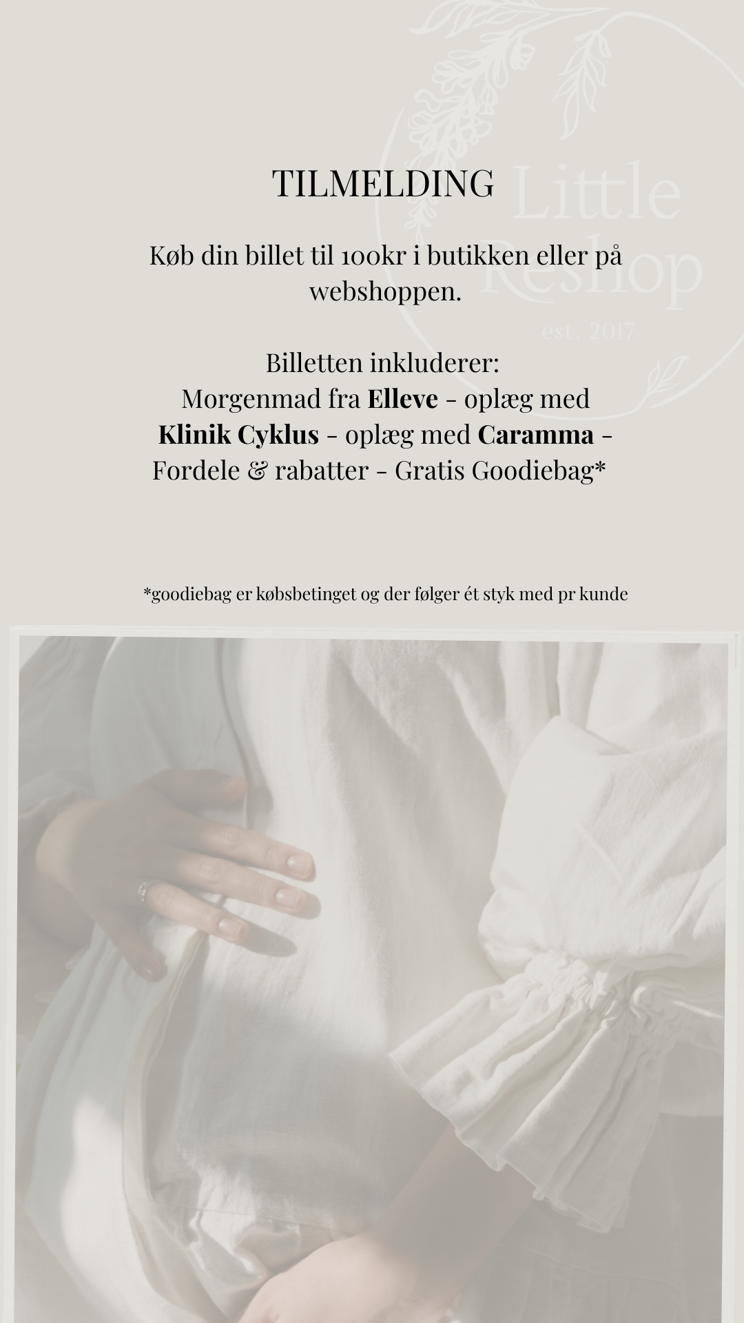 Billet til Gravid & Barsel Event d. 15/4