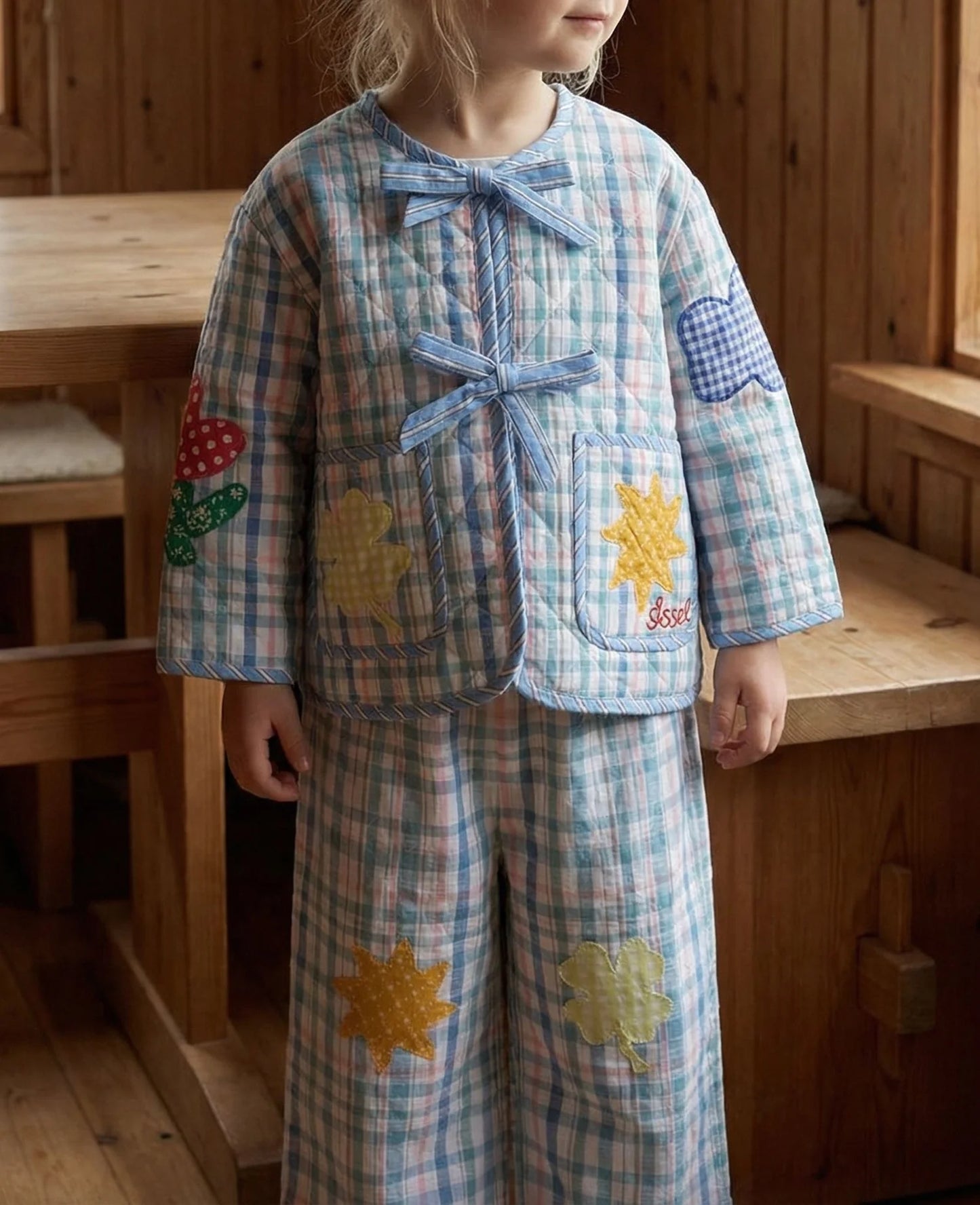 Sissel Edelbo Saxo MINI pants - Pastel Checks