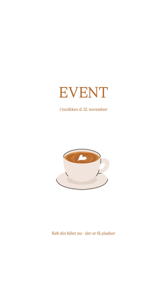 Billet til HyggeTalk&Shop Event d. 12/11