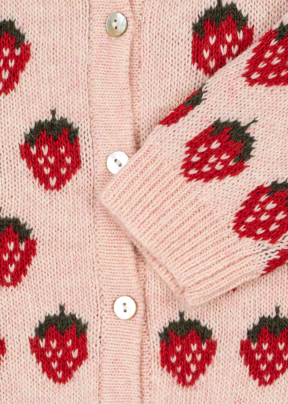 Konges Sløjd Belou Cardigan - Strawberry