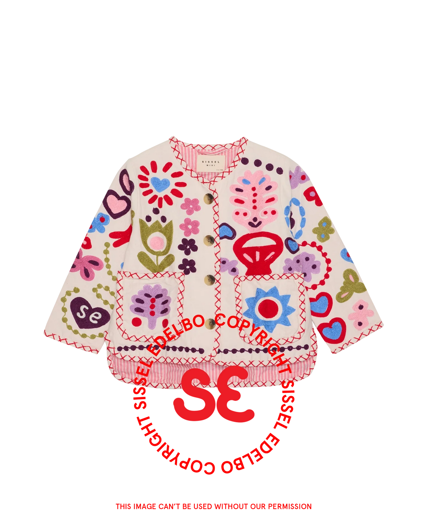 Sissel Edelbo Maggie MINI Jacket - White multi