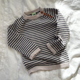 FUB stribet sweater, uld str. 3-4 år