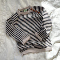 FUB stribet sweater, uld str. 3-4 år