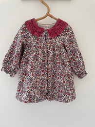 Zara kjole med krave, str. 12-18 mdr