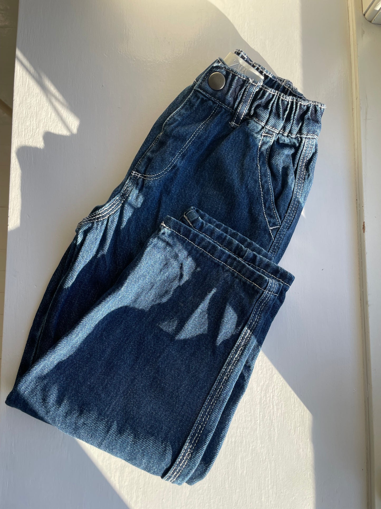 Zara mørkeblå jeans str. 6 år