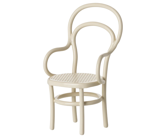 Maileg Vintage stol - Råhvid