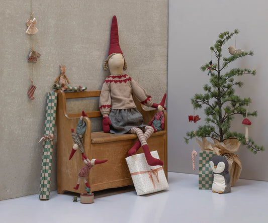 Maileg Nisse str. 1 - Dreng - Strikket sweater - FORUDBESTIL