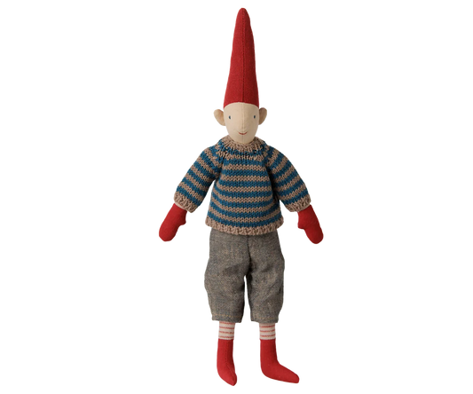 PIXY NISSE STR. 2 - DRENG - STRIKKET SWEATER