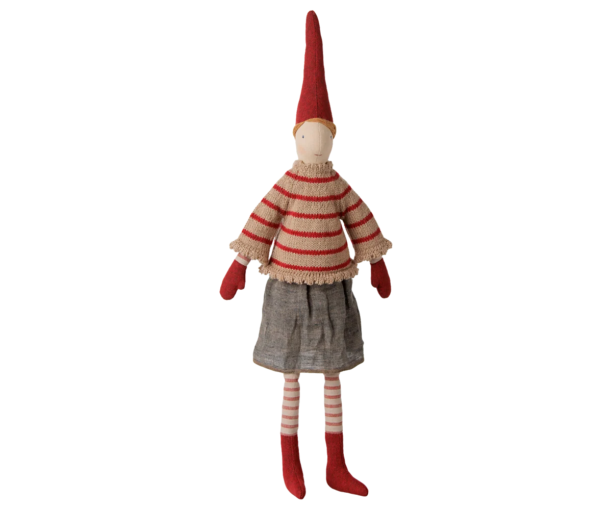 PIXY NISSE STR. 3 - PIGE - STRIKKET SWEATER
