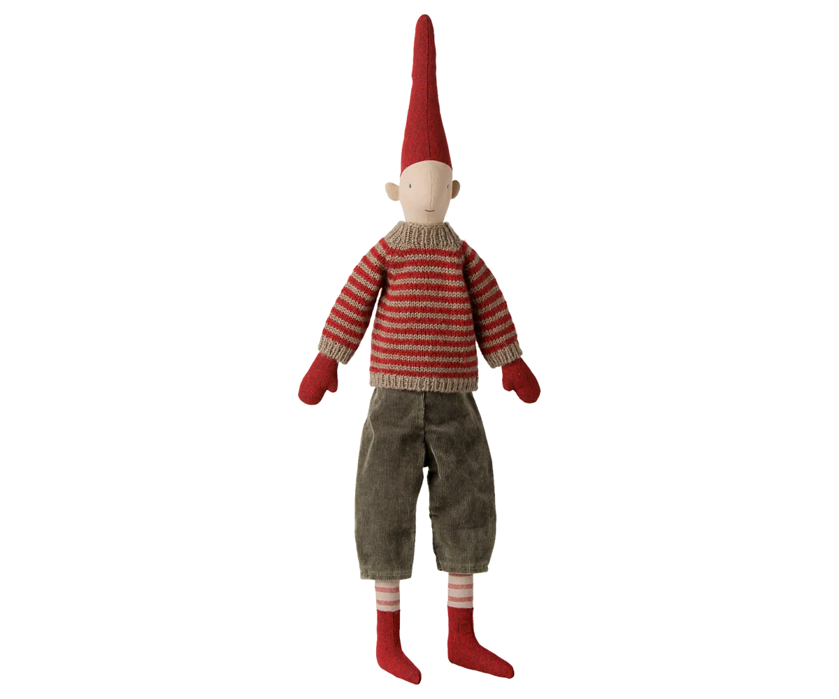 PIXY NISSE STR. 3 - DRENG - STRIKKET SWEATER