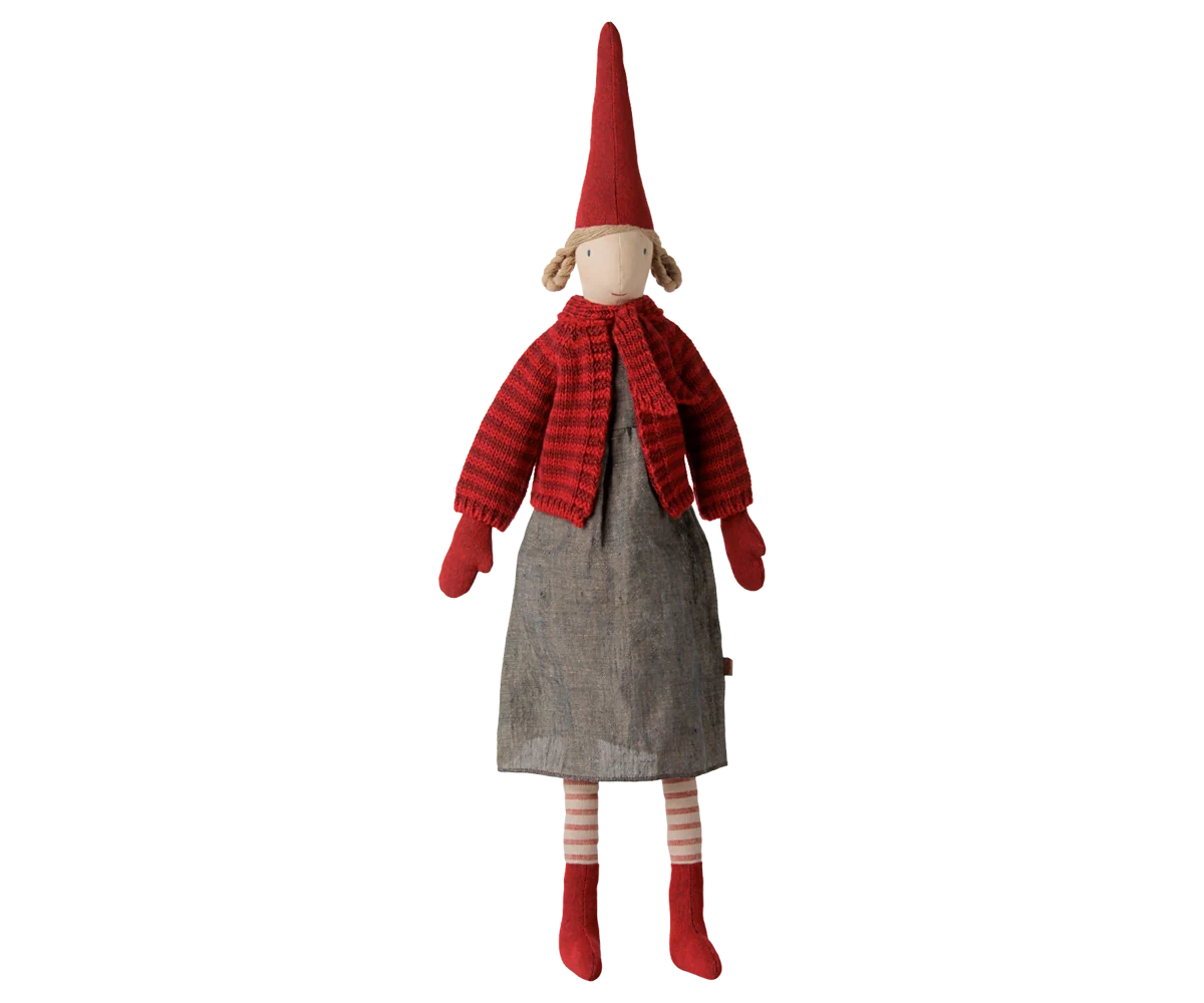 PIXY NISSE STR. 4 - PIGE - STRIKKET CARDIGAN