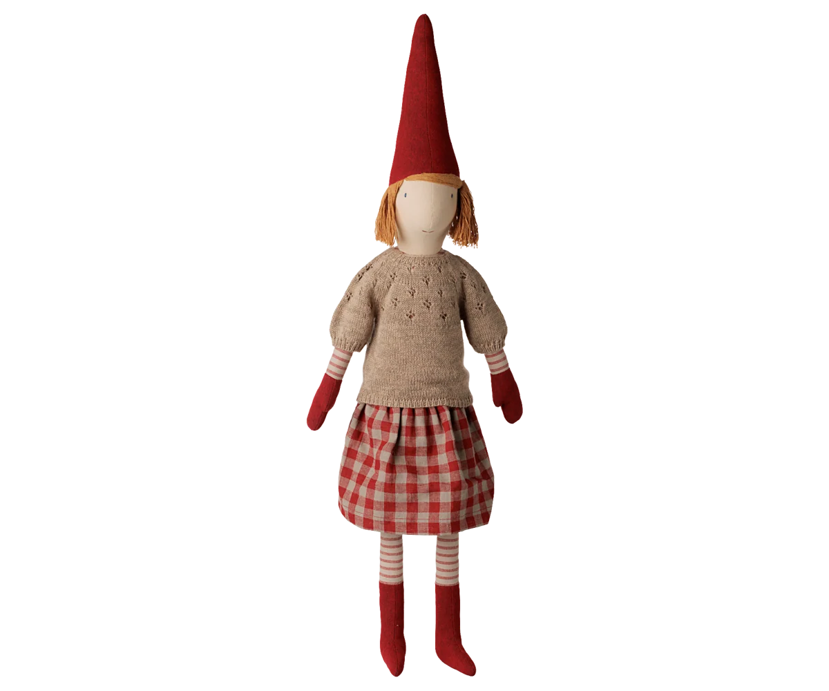 PIXY NISSE STR. 5 - PIGE - STRIKKET BLUSE